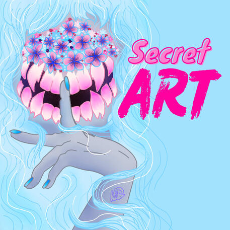 'Hush Now (Secret Art 2023 Logo Illustration)' FEB 2023